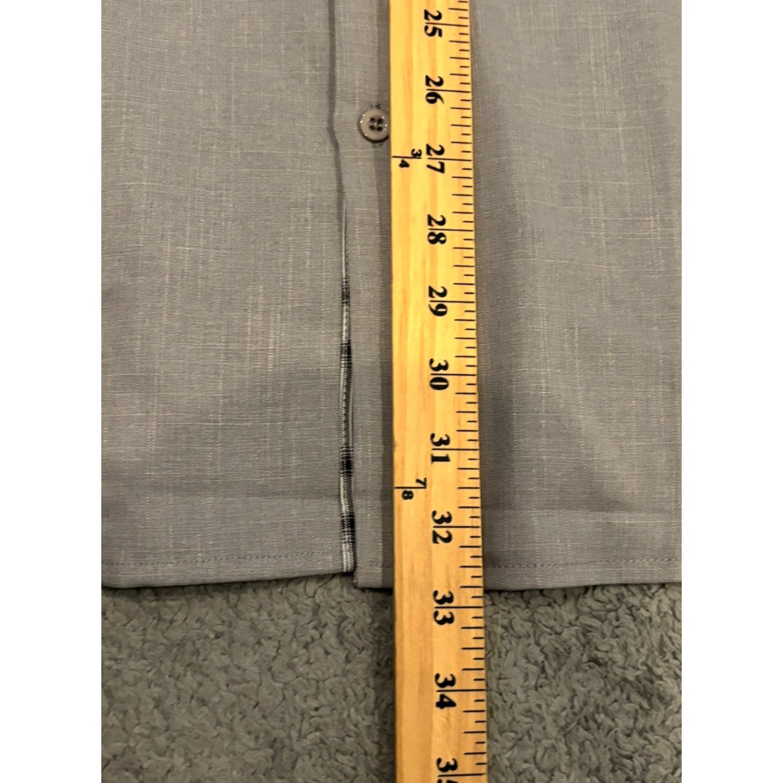 Vintage Coofandy Shirt Mens 2XL XXL Gray Short Sleeve Button Up Casual Relaxed Size US XXL / EU 58 / 5 - 4 Thumbnail