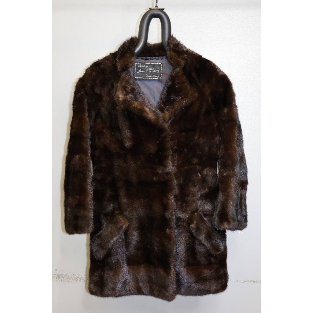 Vintage Vintage Oleg Cassini Brown Real Mink Luxury Mid Length M Size M / US 6-8 / IT 42-44 - 1 Thumbnail