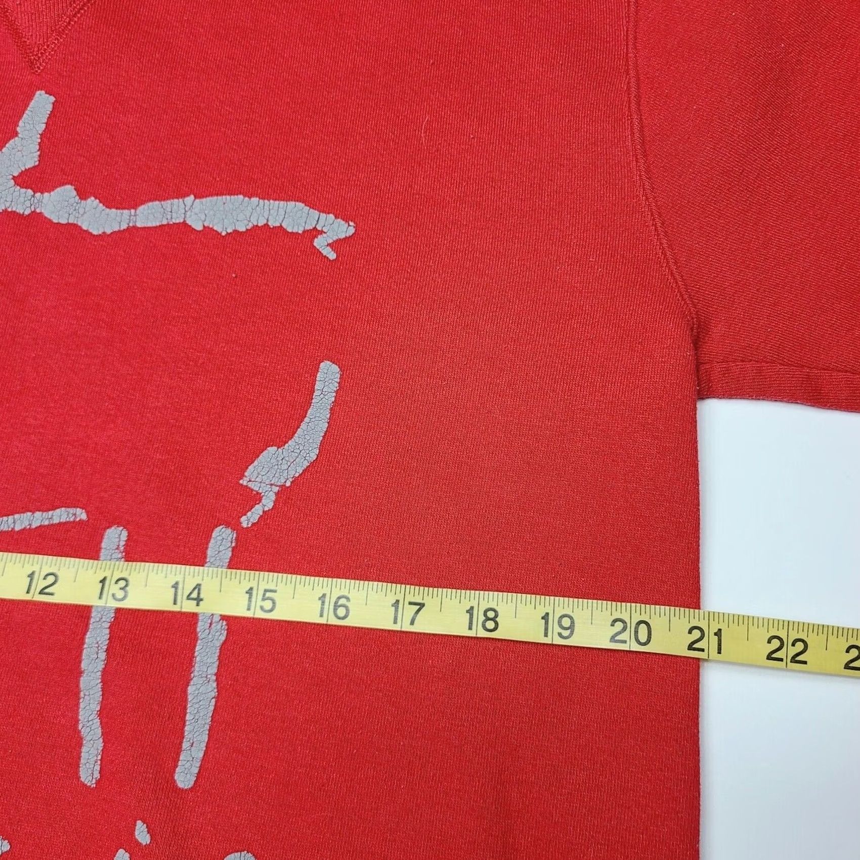 Russell Athletic VINTAGE Russell Athletic Sweatshirt Glacier National Park Montana Moose Large Red Crew Neck Unisex Adults Graphic Print 80s Nature USA Size US L / EU 52-54 / 3 - 8 Thumbnail