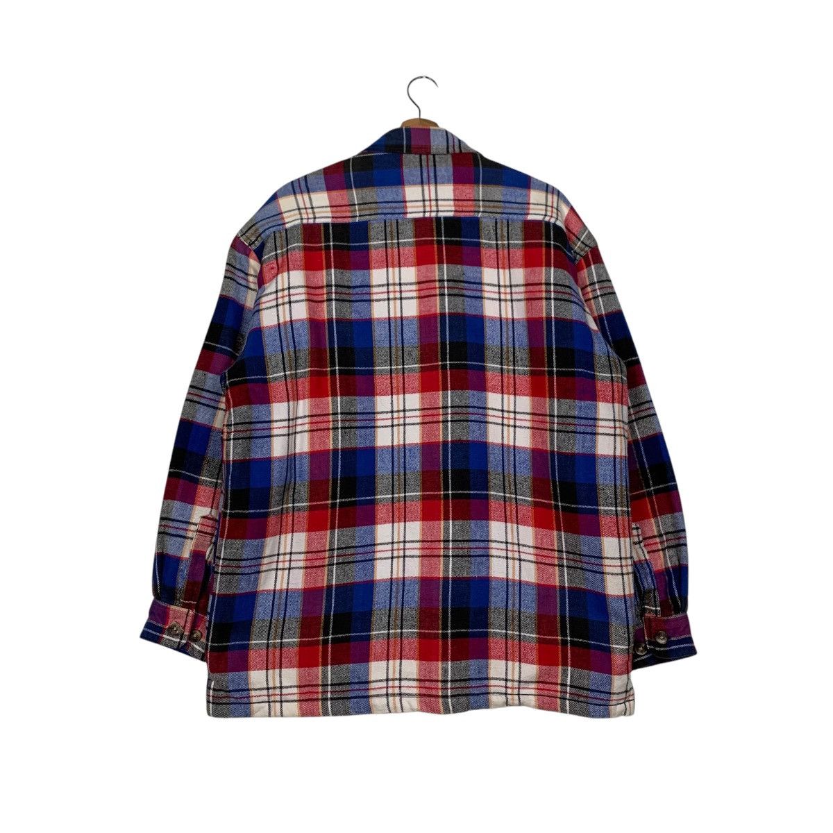 Flannel 90’s SEAHOP Fleece Lined Checked Flannel Jacket #2342-C105 Size US M / EU 48-50 / 2 - 7 Thumbnail