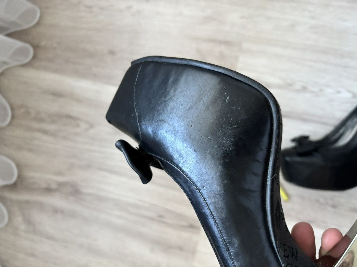 New Rock New Rock Black Platform Heels with Bow EU 40 Size US 9 / IT 39 - 25 Thumbnail