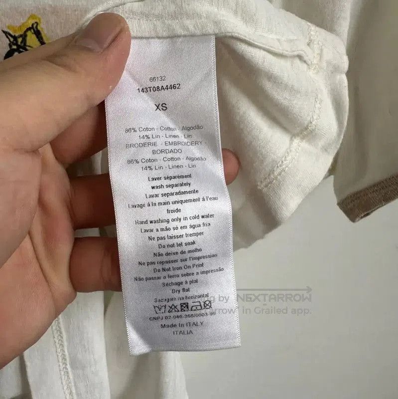 Dior Dior Women's White Graphic T. Size XS / US 0-2 / IT 36-38 - 4 Thumbnail