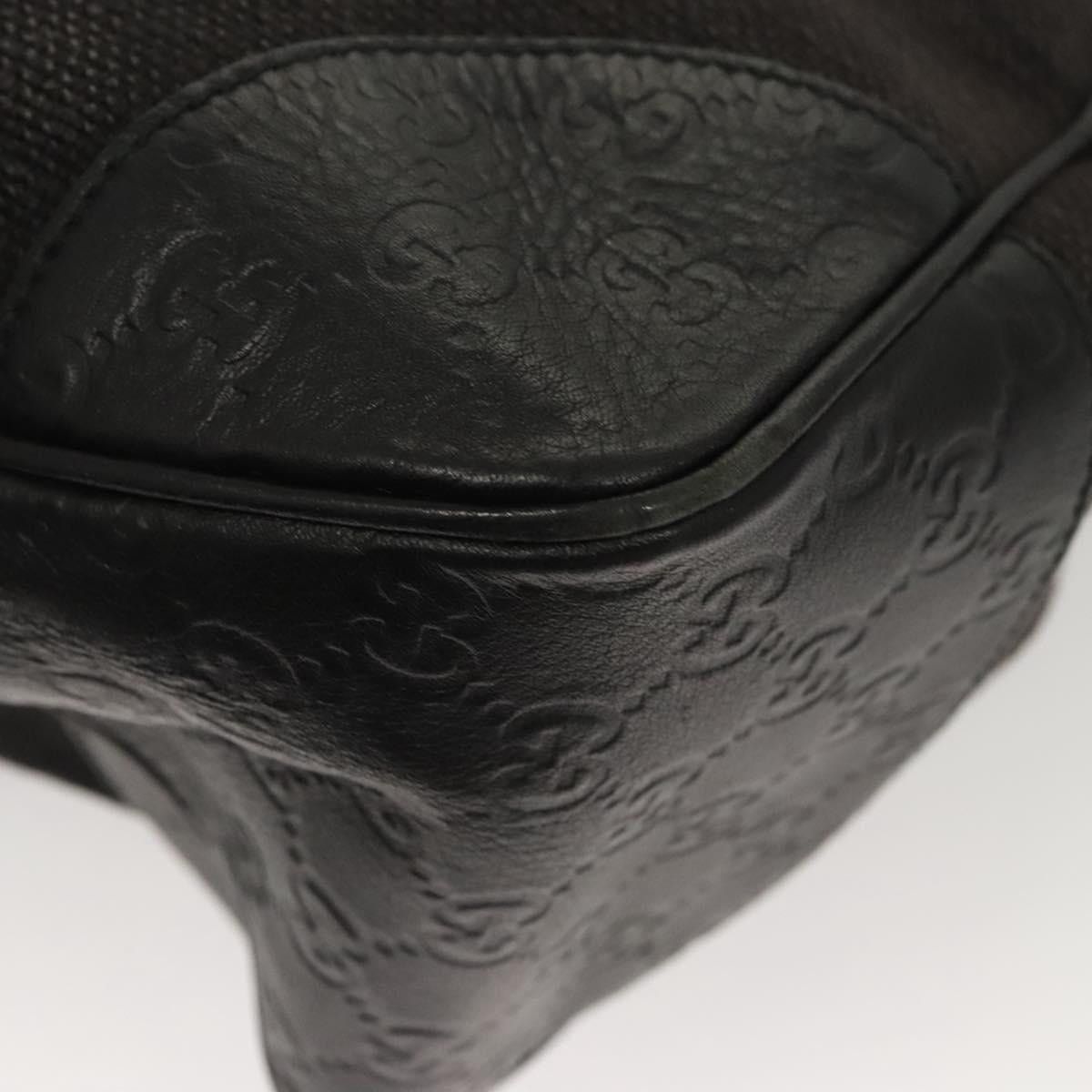 Gucci GUCCI Shoulder Bag Canvas Outlet Black Gold Size ONE SIZE - 16 Thumbnail