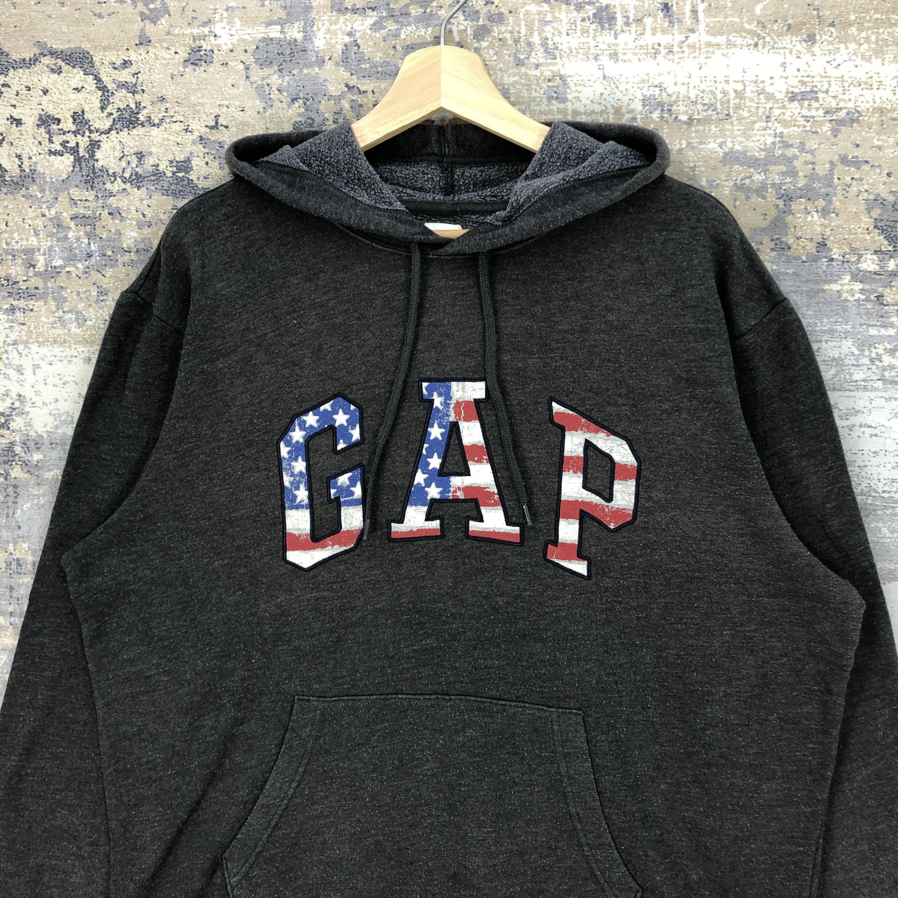 Gap Vintage Y2K GAP Sweatshirt Hoodie GAP Sweater Hooded Size US L / EU 52-54 / 3 - 3 Thumbnail