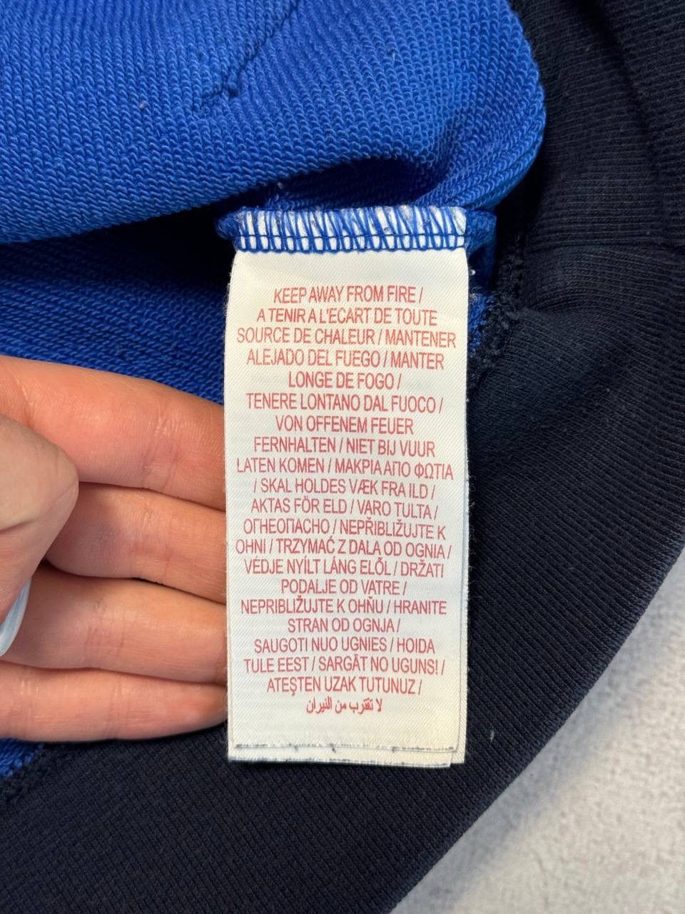 Vintage Vintage Nike Hoodie Swoosh Striped Big Logo Y2K 90s Size US XS / EU 42 / 0 - 6 Thumbnail