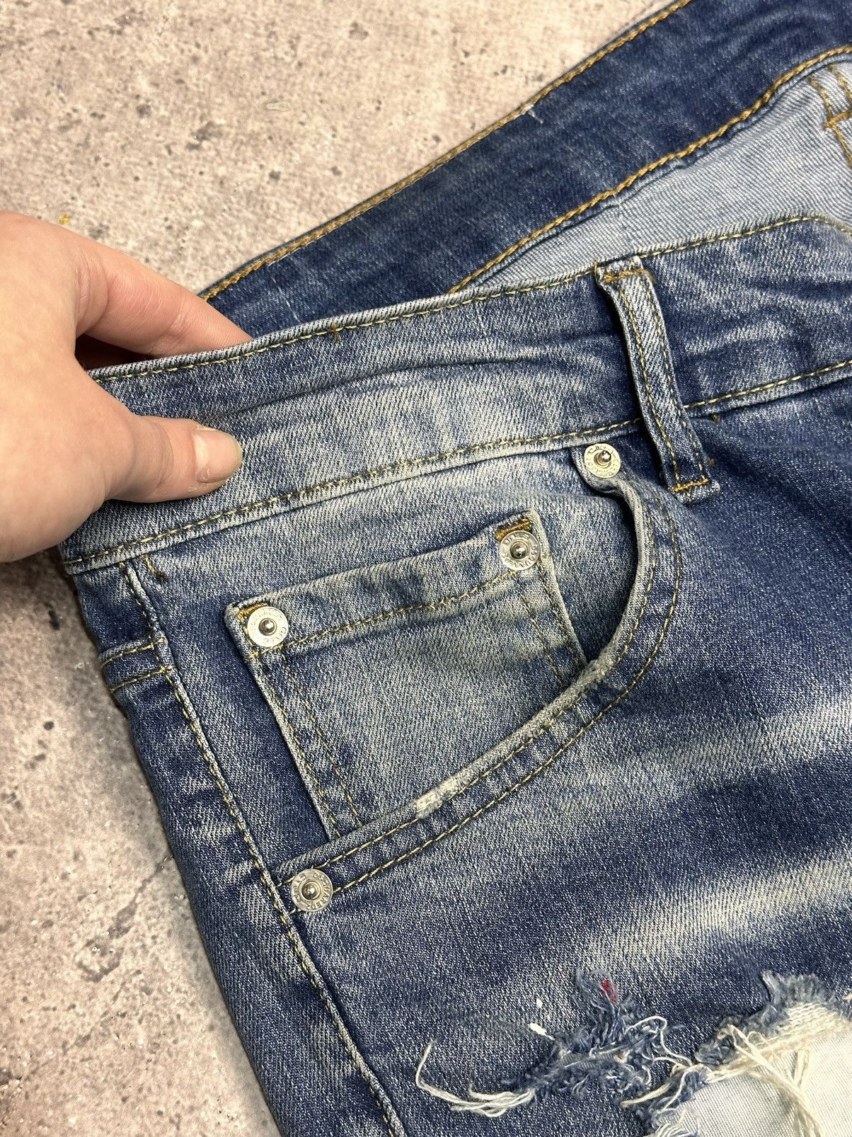 Dsquared2 Dsquared2 distressed denim pants baggy ripped y2k style Size US 38 / EU 54 - 5 Thumbnail