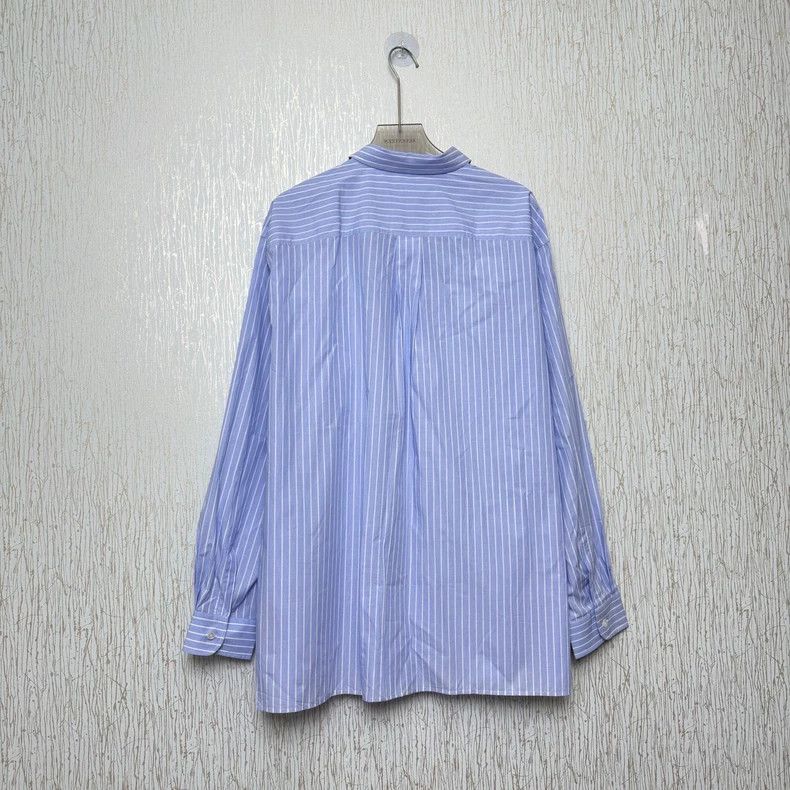 Dior Dior Size 43 Casual striped blue long-sleeved shirt 2501-Ne Size US XS / EU 42 / 0 - 2 Thumbnail