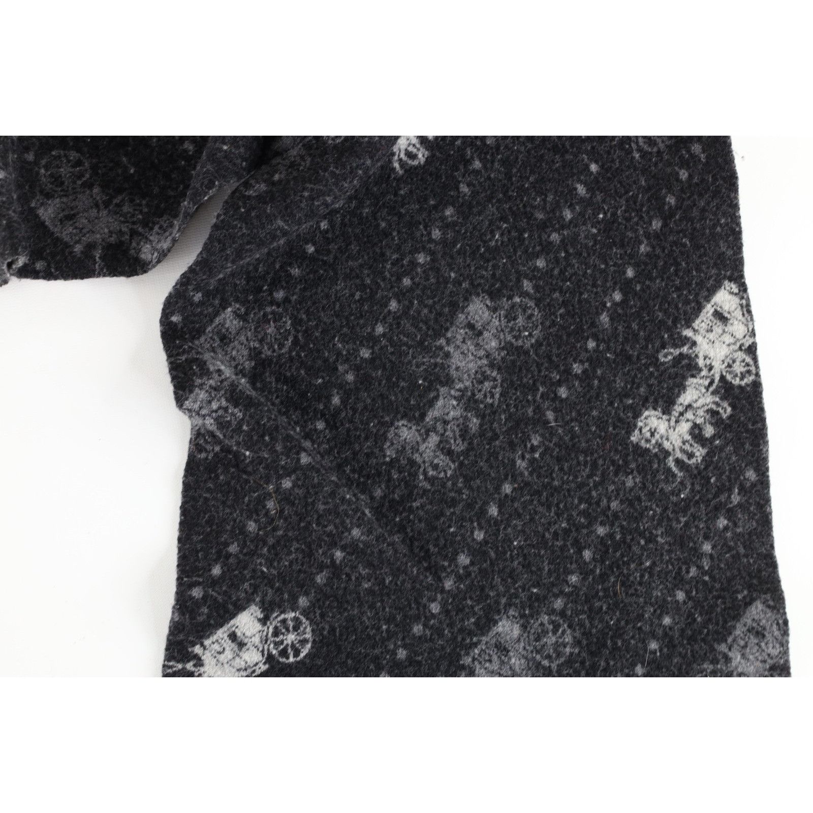 Coach Coach Horse & Carriage Wool Knit Winter Neck Scarf Size ONE SIZE - 3 Thumbnail