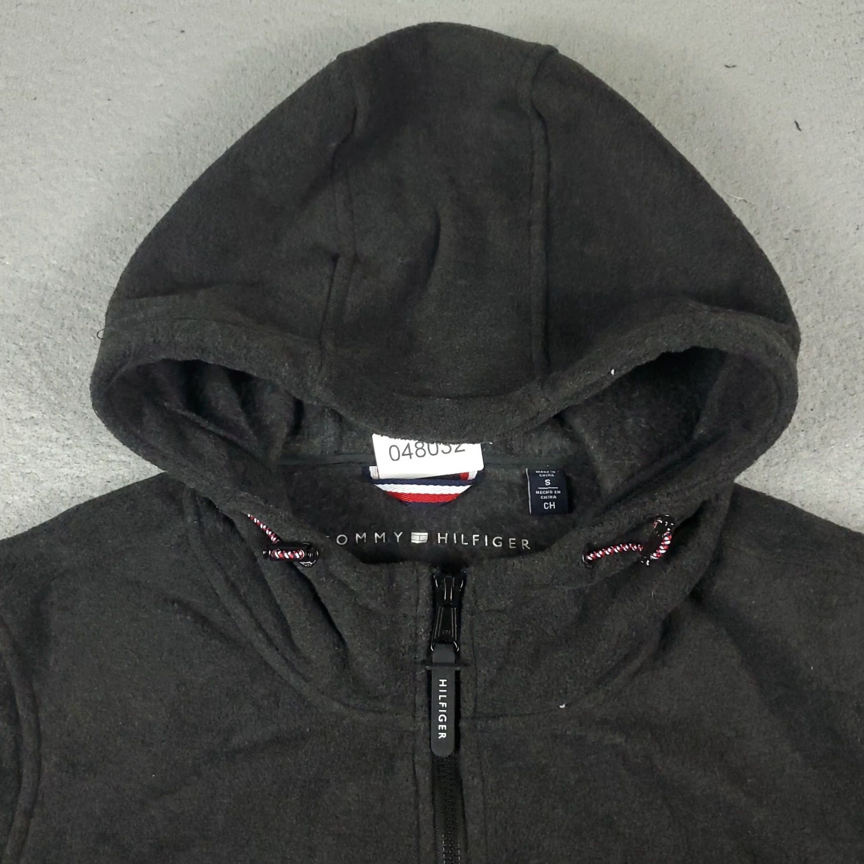 Tommy Hilfiger Tommy Hilfiger Jacket Women Small Gray Fleece Full-Zip Logo Pockets Casual Womens Size S / US 4 / IT 40 - 2 Thumbnail