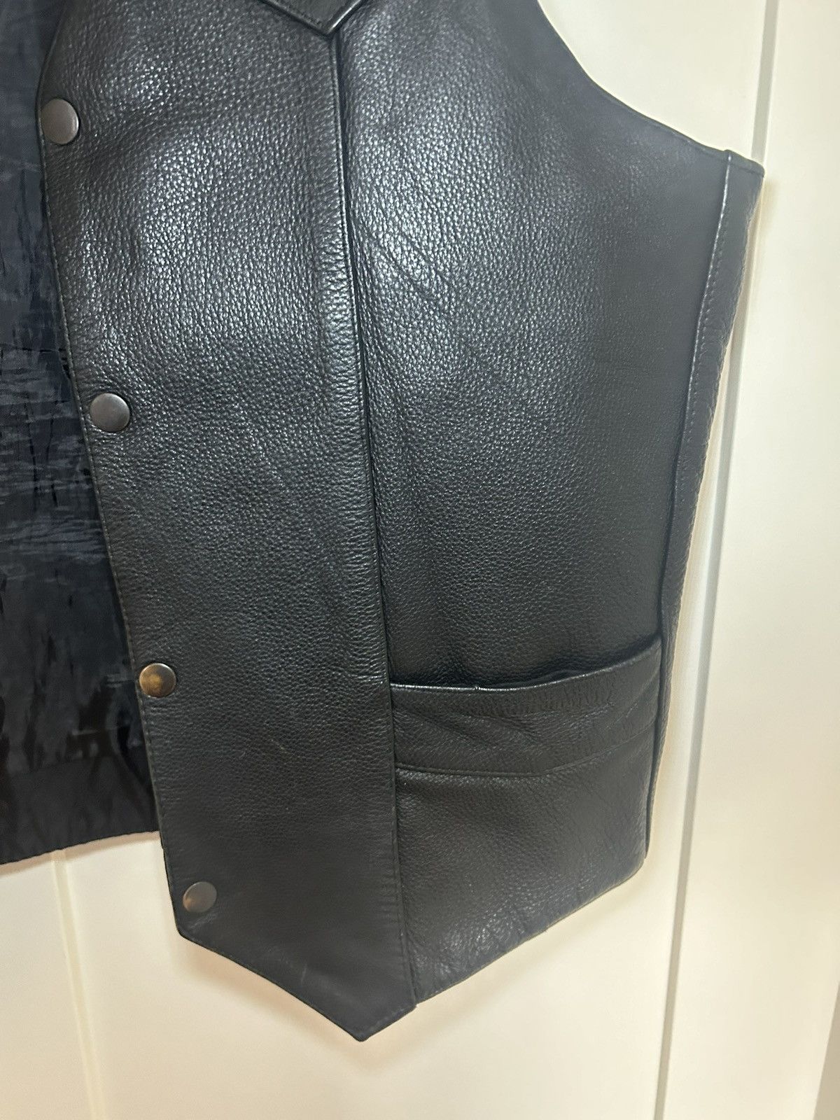 Vintage Vintage GMC motorcycle leather vest Size US L / EU 52-54 / 3 - 4 Thumbnail
