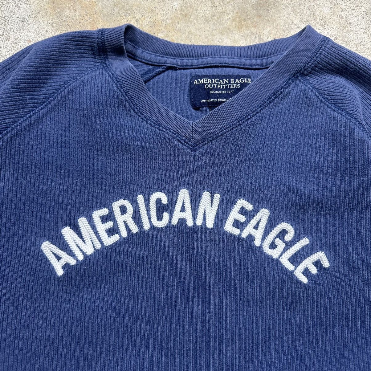 American Eagle Outfitters Vintage Y2K American Eagle Big Logo Spellout Sweater Size S Size US S / EU 44-46 / 1 - 3 Thumbnail