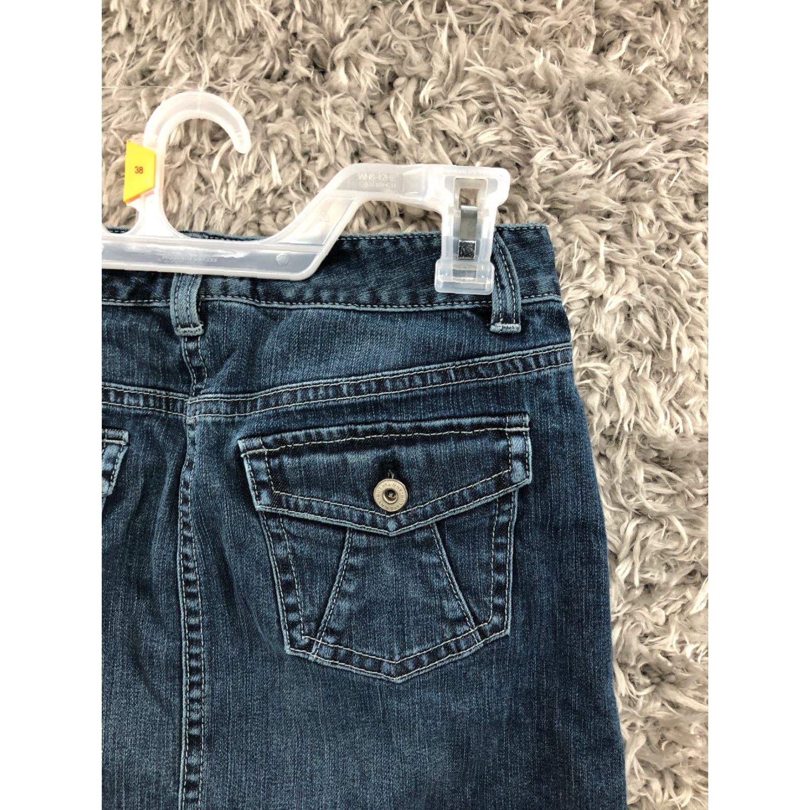 Ann Taylor Ann Taylor Skirt Womens Midi Denim Blue 2 Midi Skirt Regular Cotton Denim Logo Barbie Casual Fall Spring Summer Winter Womens Size 26" / US 2 / IT 38 - 6 Thumbnail