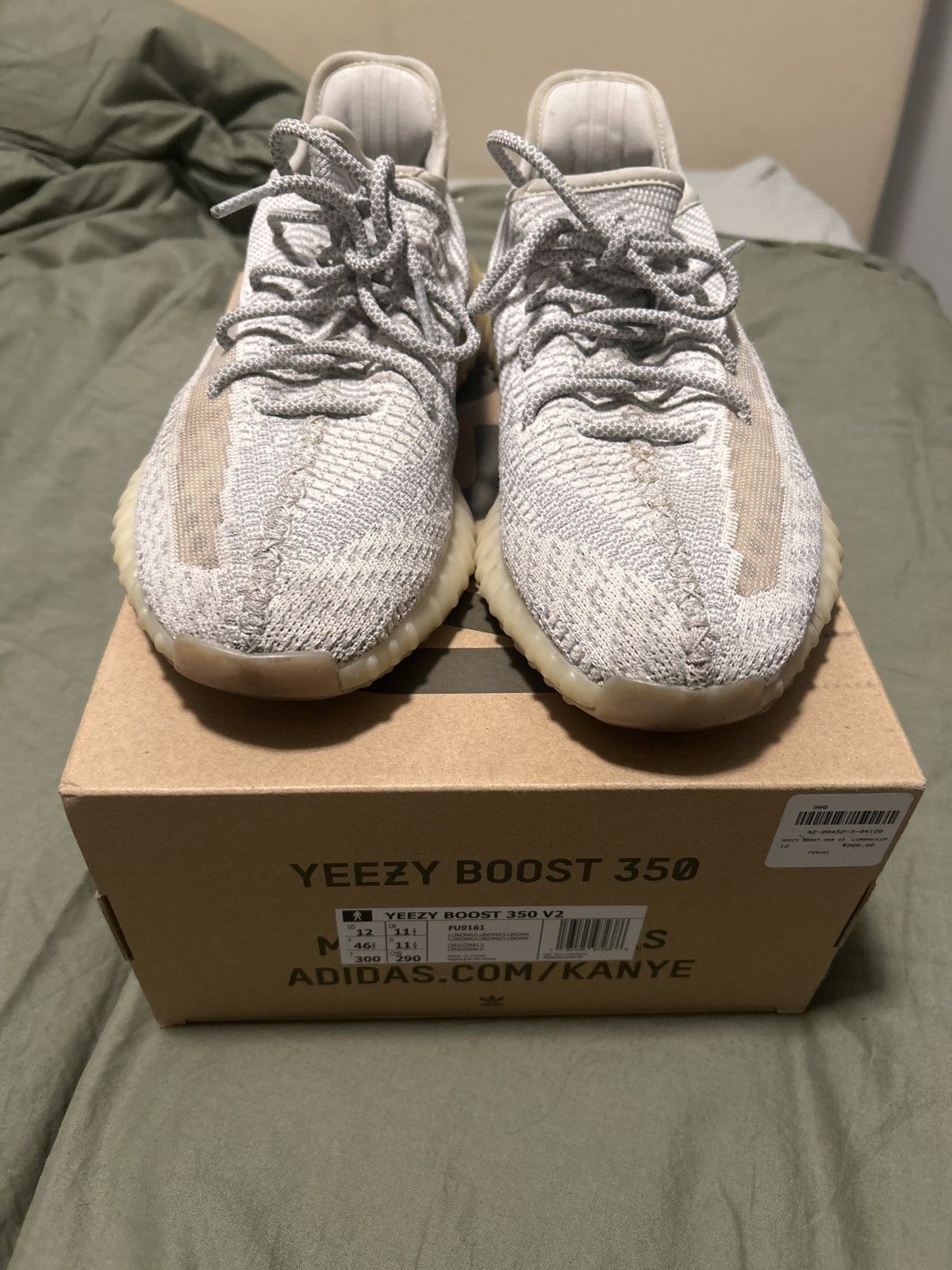 Adidas × Kanye West × Yeezy Yeezy Boost 350 V2 “Lundmark” Size US 12 / EU 45 - 3 Thumbnail