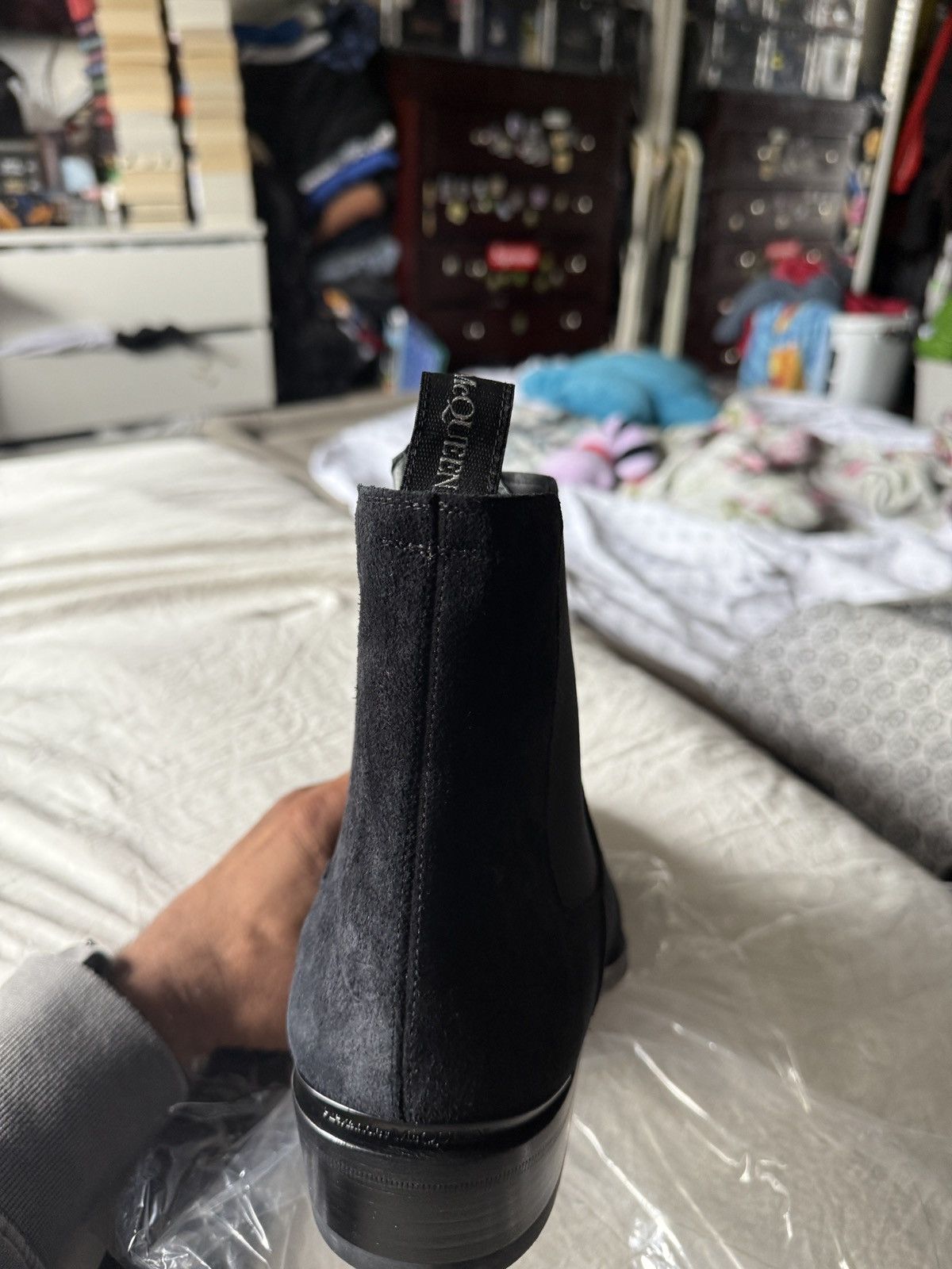 Alexander McQueen ALEXANDER MCQUEEN Black MICM Chelsea Boots Size US 10 / EU 43 - 11 Thumbnail