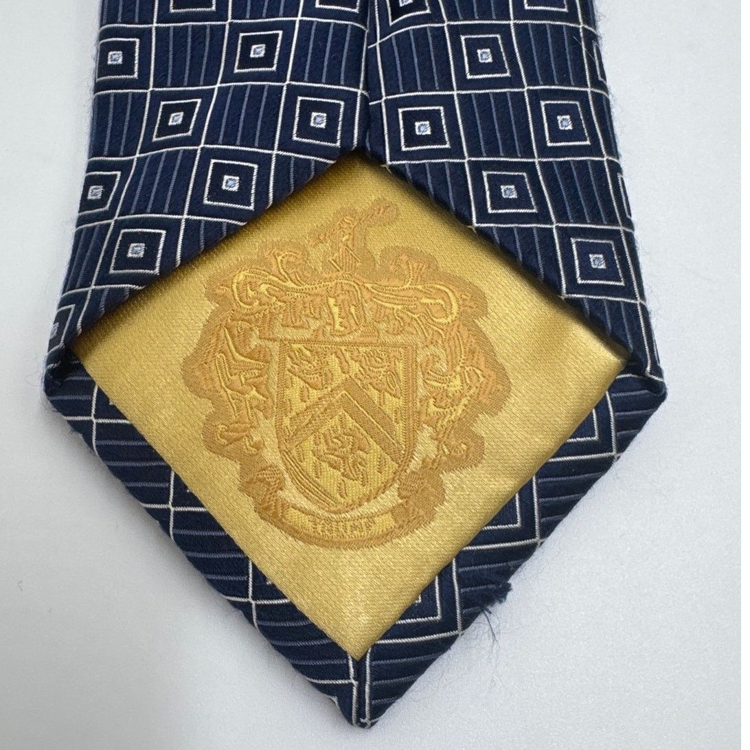 Other Donald J Trump Signature Collection Silk Tie Navy Geometric Size ONE SIZE - 5 Thumbnail