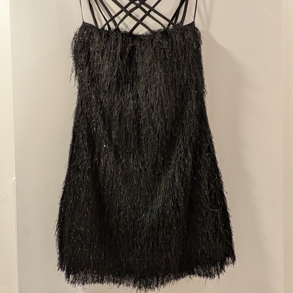 Bailey 44 NWT Bailey 44 Black Sheath Mini Dress with Spaghetti Straps Size XS / US 0-2 / IT 36-38 - 4 Thumbnail