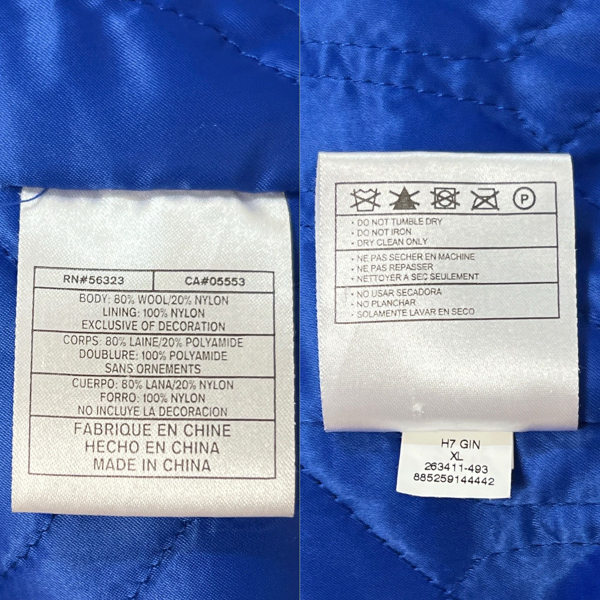 Nike × Supreme Supreme Nike SB Varsity Jacket Blue 2007 Size US XL / EU 56 / 4 - 8 Thumbnail