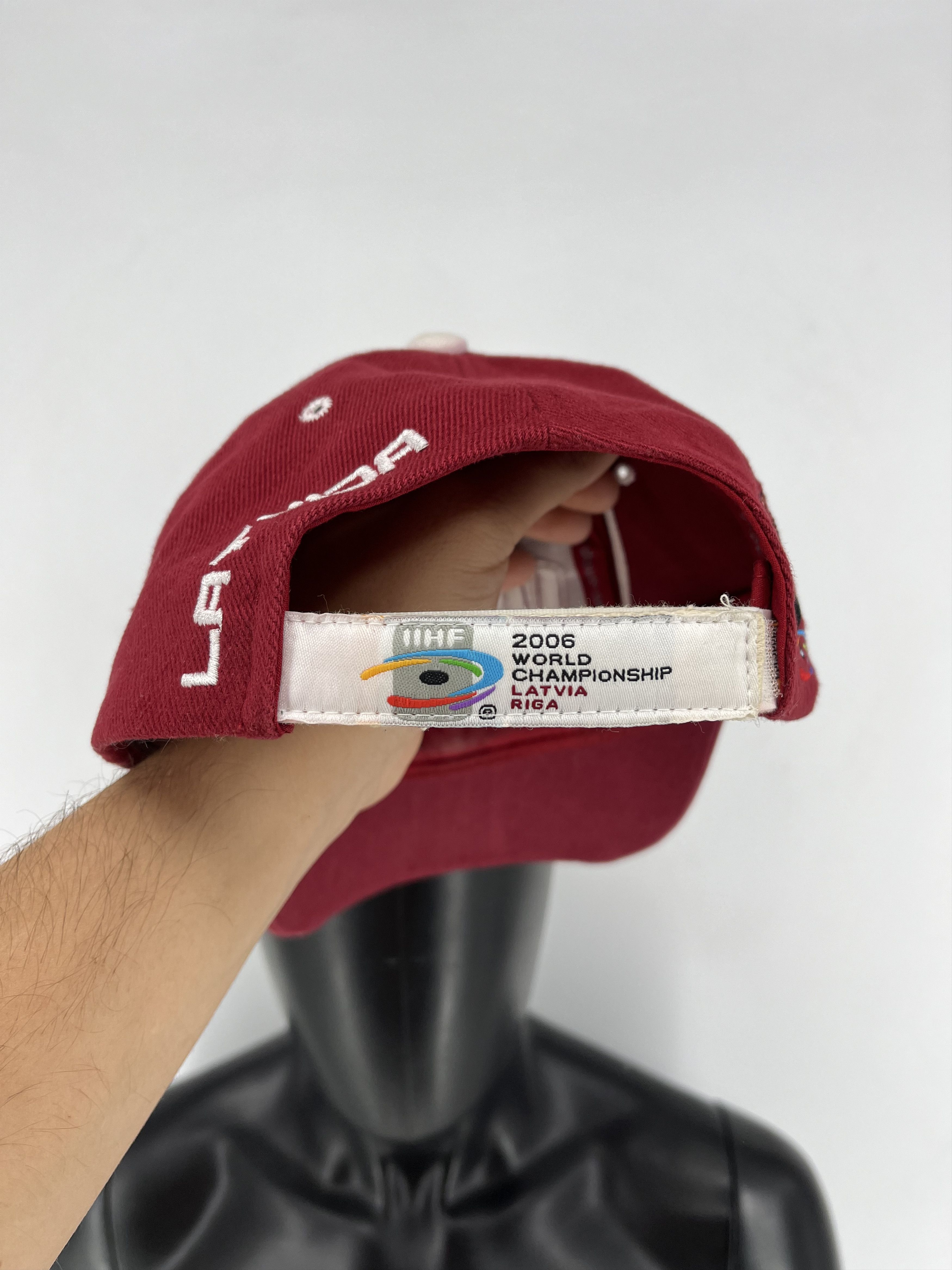 NHL Vintage Cap 2006 IIHF World Championship Hockey Latvia Size ONE SIZE - 5 Thumbnail