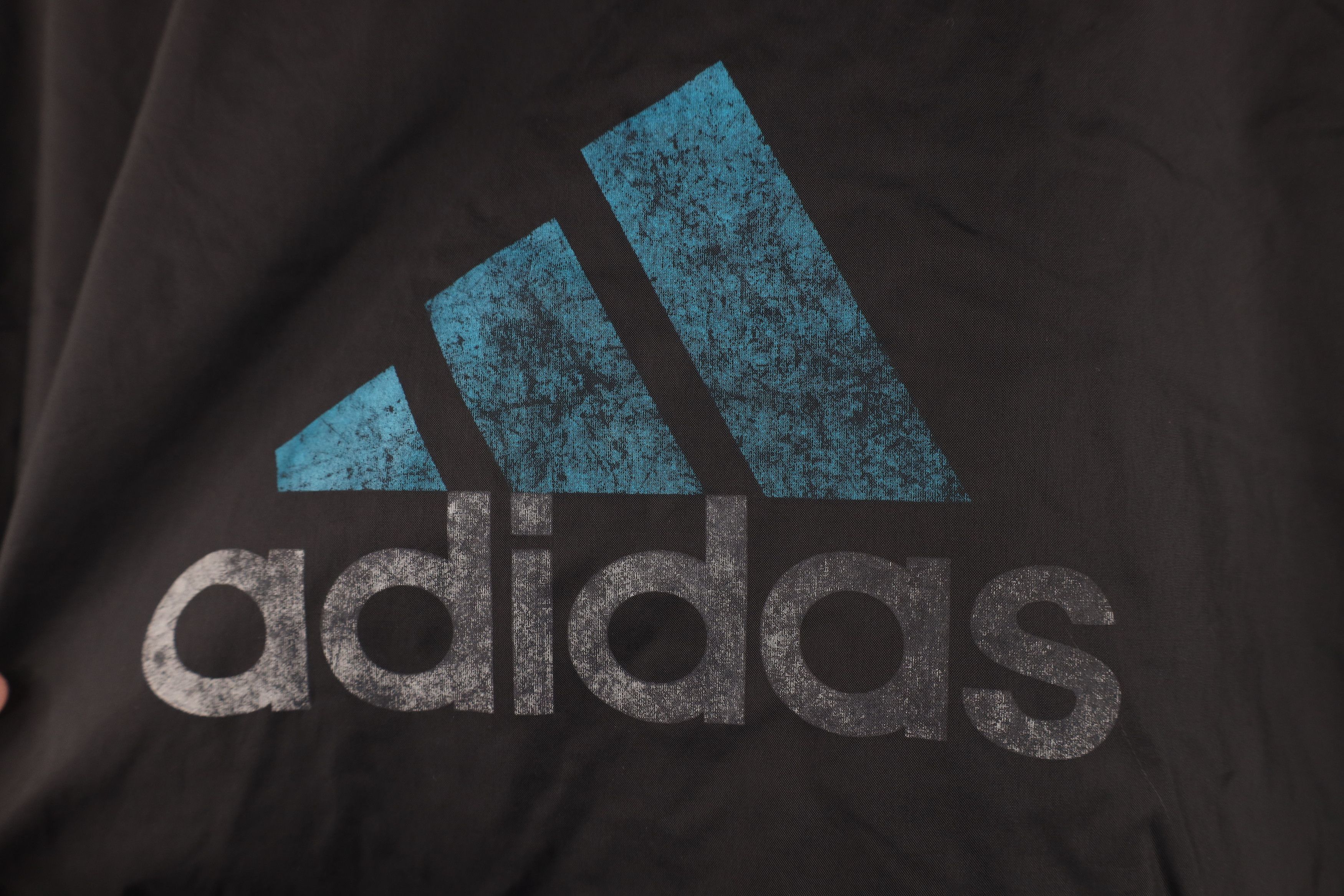 Adidas Vintage 90s Adidas Spell Out Lined Hooded Windbreaker Jacket Size US XL / EU 56 / 4 - 13 Thumbnail