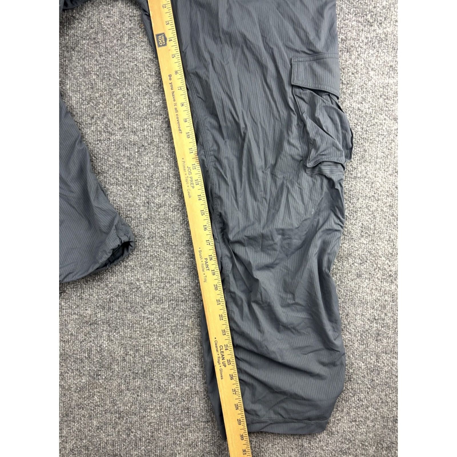 Lululemon Lululemon Cargo Pants Womens Medium Gray Ruched Drawstring Hem Nylon Joggers Size 32" / US 10 / IT 46 - 5 Thumbnail