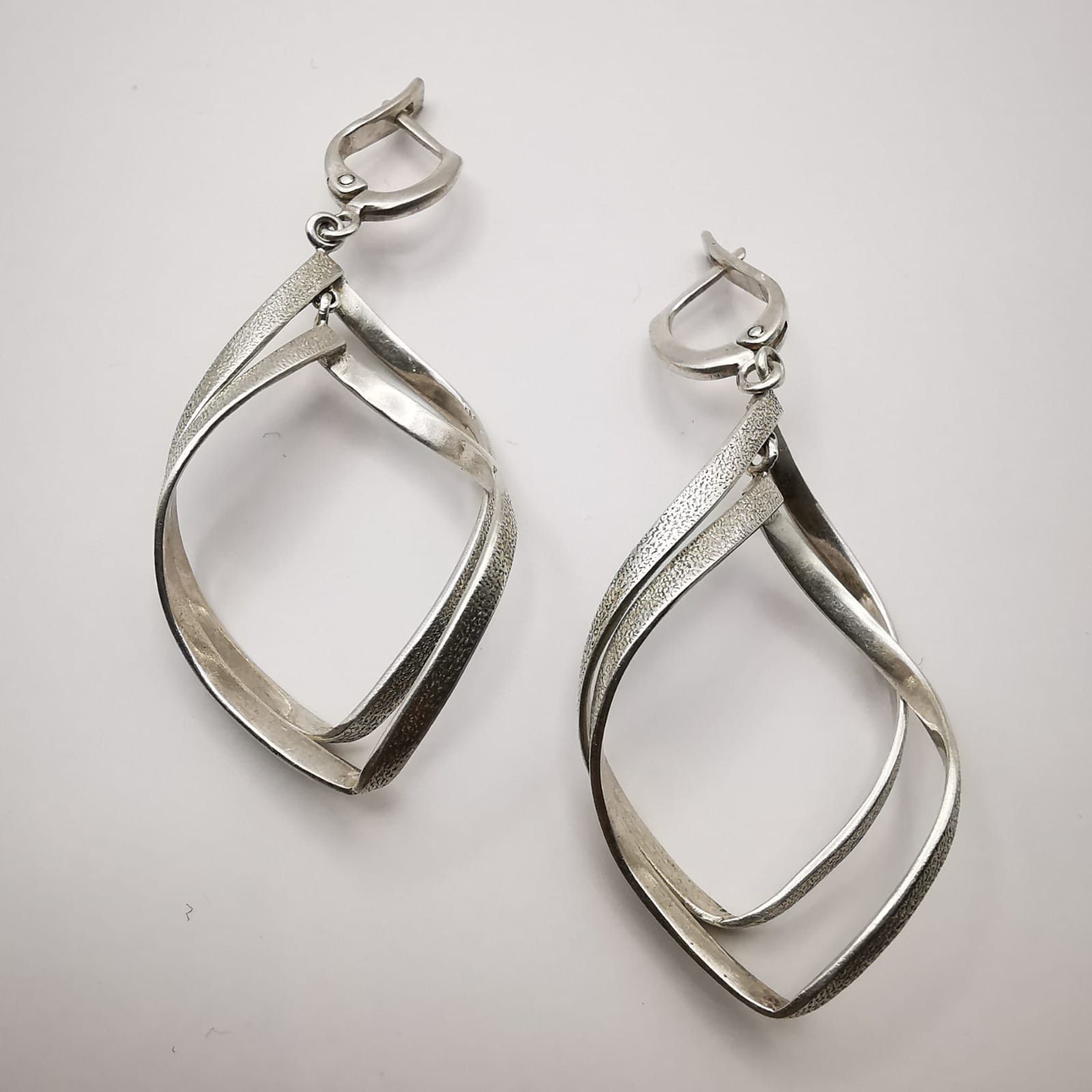 Sterling Silver × Vintage Vintage,Fancy Women's Earrings,925 Silver,Jewelry 9,6 g Size ONE SIZE - 1 Thumbnail