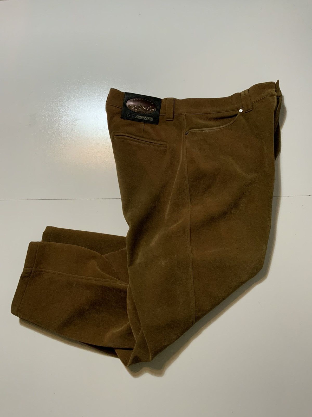 Pelle Pelle × Vintage 90s Y2K 2000s Pelle Pelle City Slicker Faux Leather Pants Size US 36 / EU 52 - 3 Thumbnail