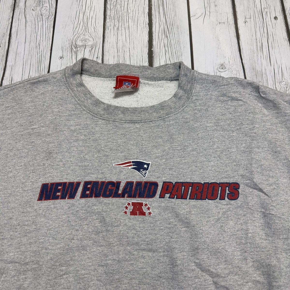 NFL × Vintage Vintage New England Patriots sweatshirt Size US XXL / EU 58 / 5 - 4 Thumbnail