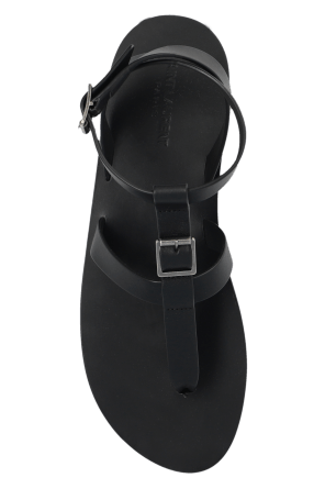 Saint Laurent Paris oc11z1125 Flat Sandals in Black Size US 9 / EU 42 - 6 Thumbnail