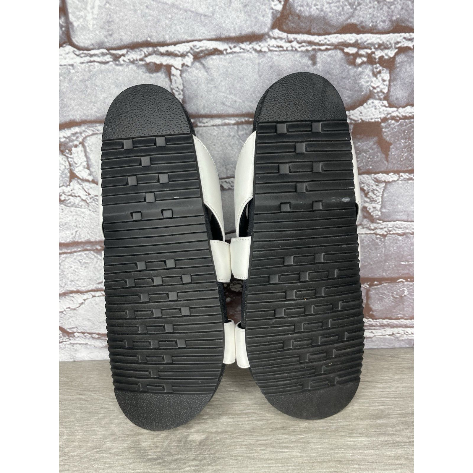 ROA Roam White Leather Ribbon Open Toe Straps Slides Sandals Wom Size US 10.5 / IT 40.5 - 19 Thumbnail