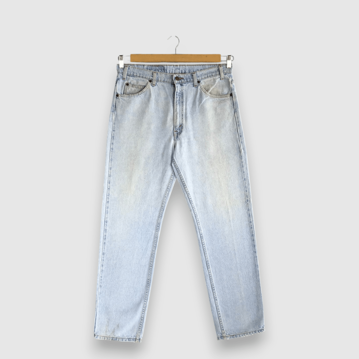 Levi's Vintage 90s Levis 505 Sun Faded Jeans Levis Light Wash Denim Size US 34 / EU 50 - 1 Thumbnail
