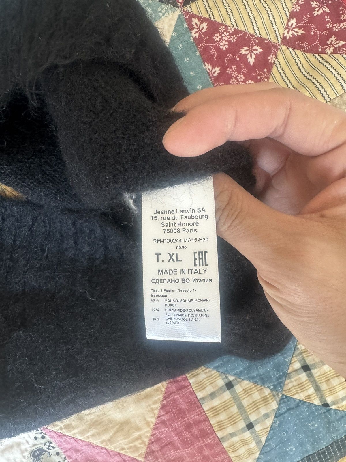 Lanvin LANVIN MOHAIR VEST Size US L / EU 52-54 / 3 - 3 Thumbnail