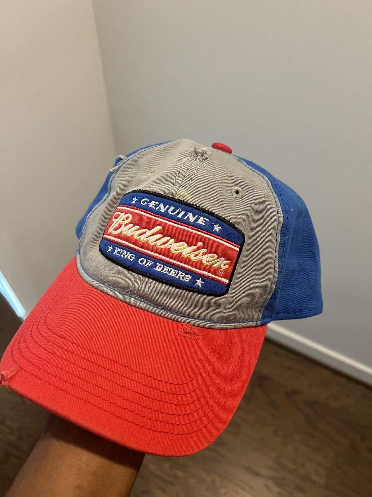 Vintage Vintage Budweiser hat Size ONE SIZE - 2 Thumbnail