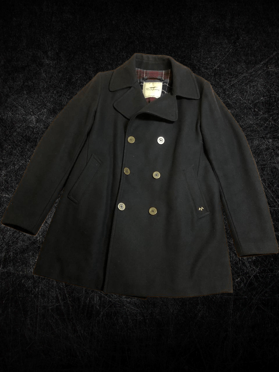 Burberry Thomas Burberry Vintage Black Wool casual Coat Size US XL / EU 56 / 4 - 1 Thumbnail