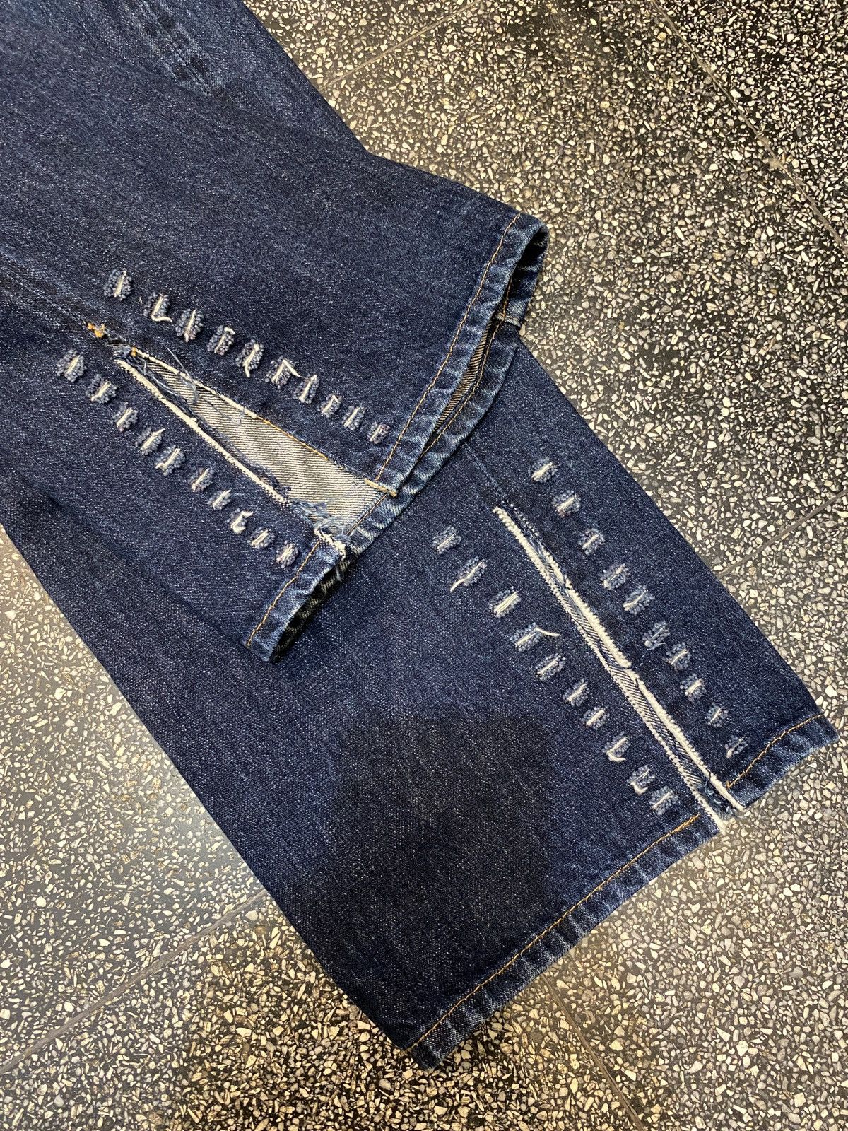 Levi's × Levi's Vintage Clothing × Vintage LVC Levis 501XX Repro1937 Selvedge Denim Indigo Big E Buckle Size US 33 - 13 Thumbnail