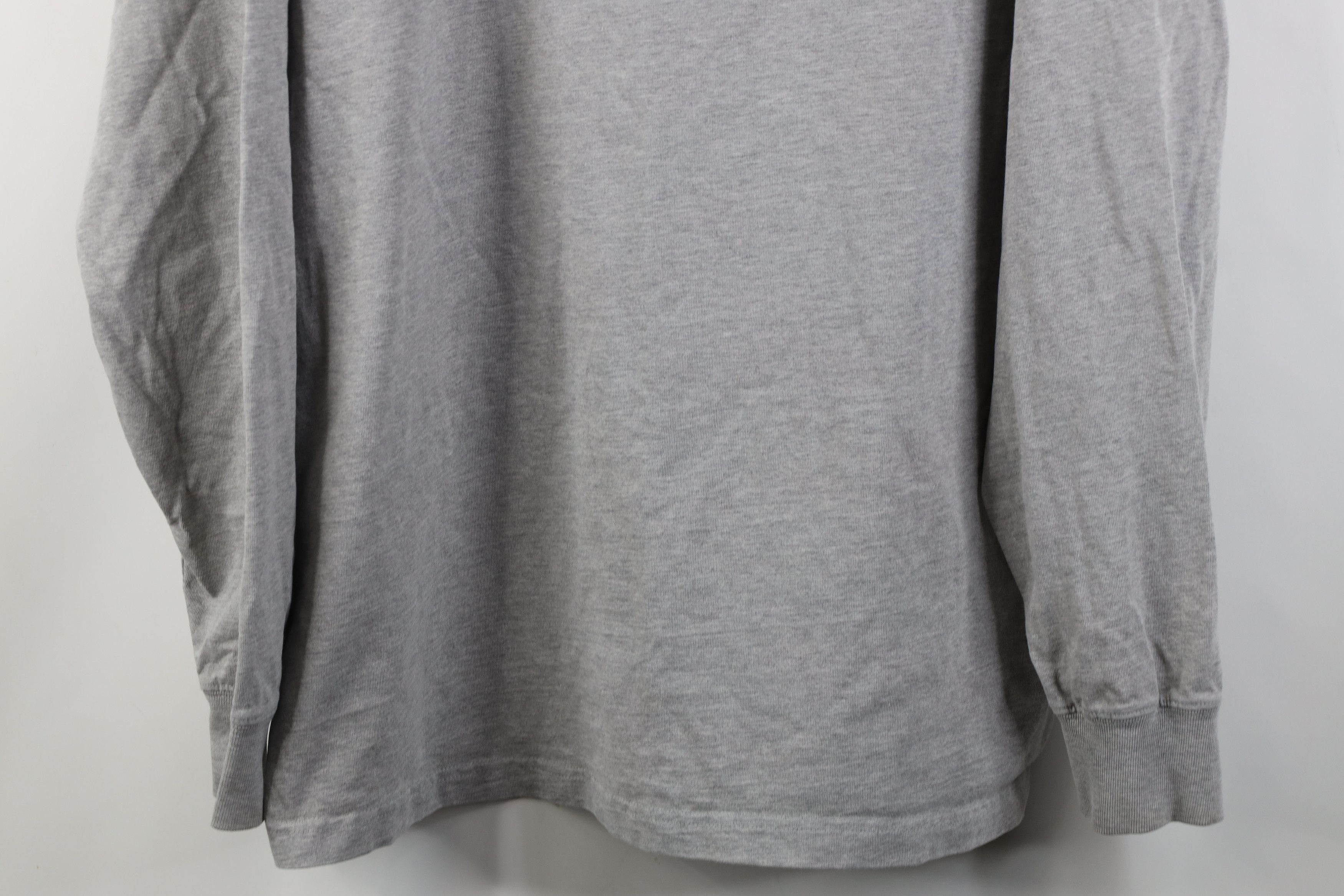 Abercrombie & Fitch Vintage 90s Y2K Abercrombie & Fitch Long Sleeve T-Shirt Gray Size US XL / EU 56 / 4 - 3 Thumbnail