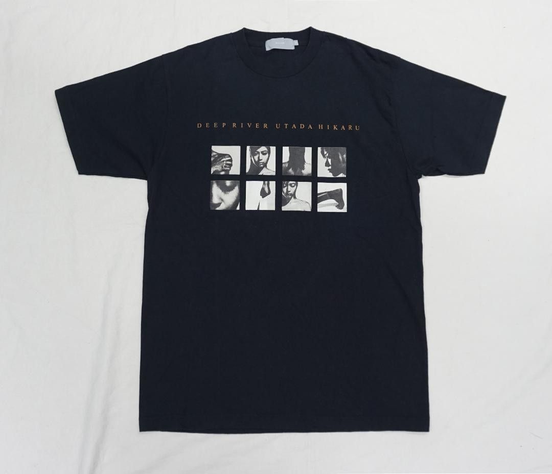 Vintage 00's 宇多田光 "DEEP RIVER" プロモ Tシャツ ビンテージ Size US XXS / EU 40 - 1 Thumbnail