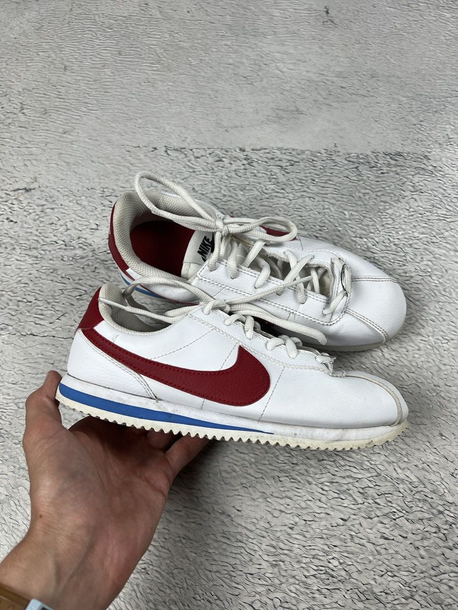 Nike × Vintage Nike Women's Cortez Classic Leather Sneaker - White Size US 6.5 / IT 36.5 - 1 Thumbnail