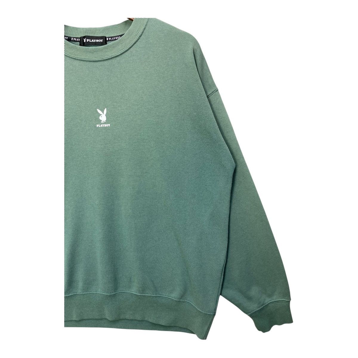 Playboy Playboy Sweatshirt Center Logo Sun Faded Light Cotton Size L Size US L / EU 52-54 / 3 - 4 Thumbnail