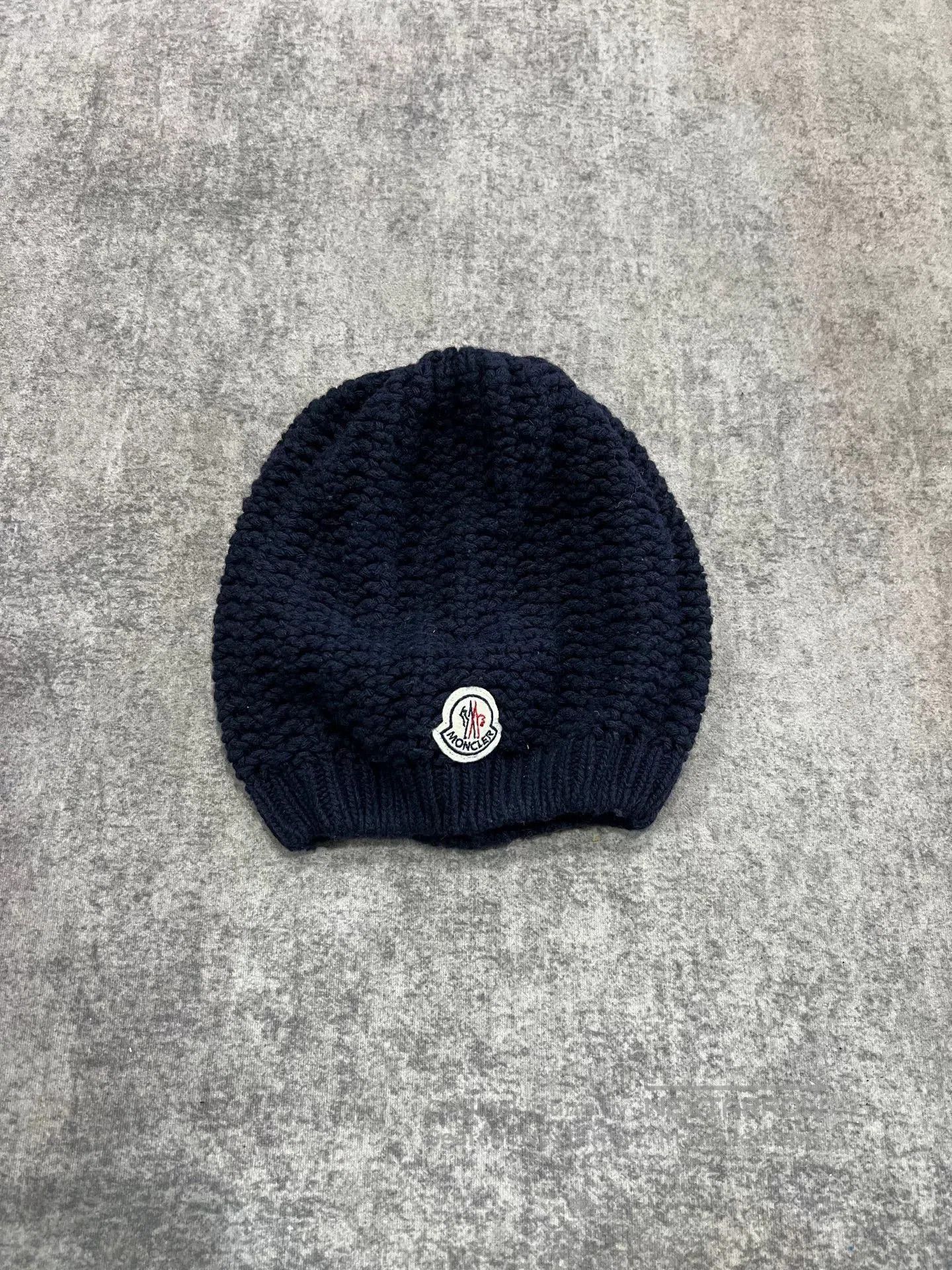 Moncler Moncler Knitted Wool Beanie Hat. Size ONE SIZE - 1 Thumbnail