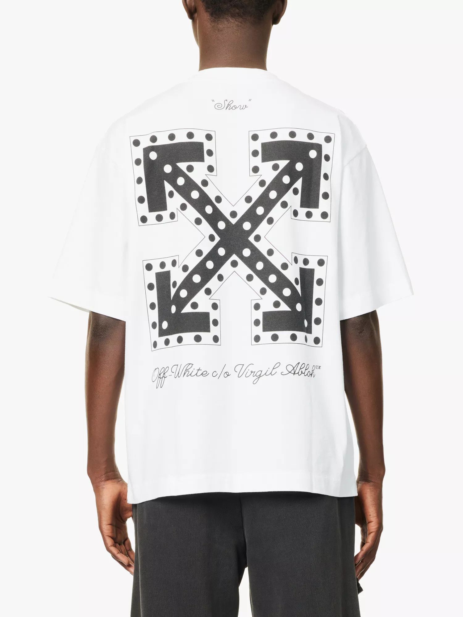 Off-White White Ask Legal Arrows Oversized Skate T-Shirt Size US XS / EU 42 / 0 - 5 Thumbnail