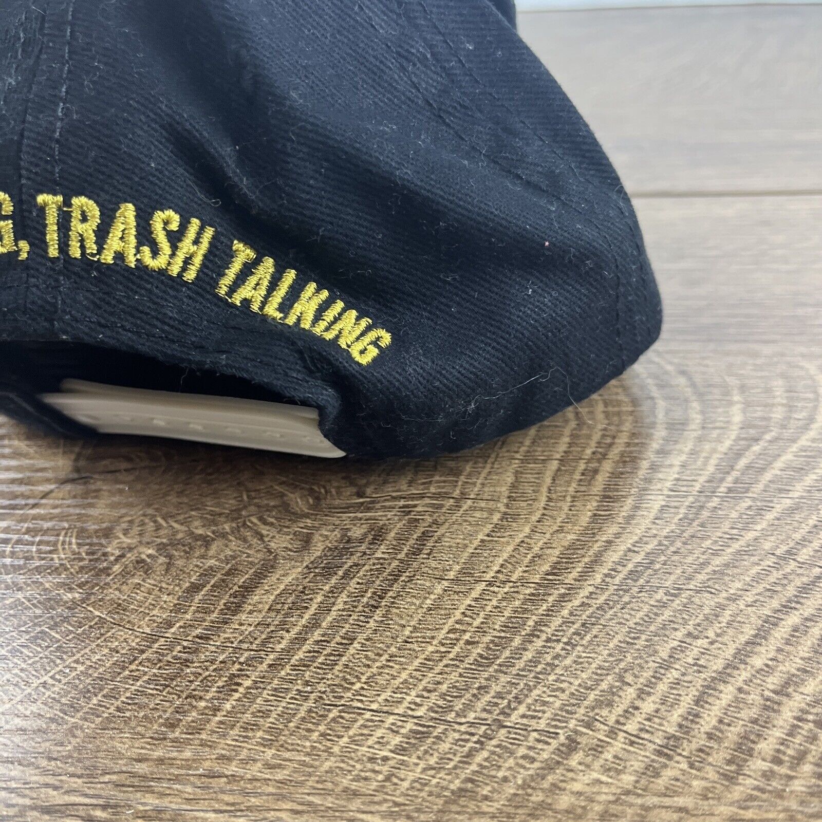 Other Moon Walking Hat Trash Talking Black Hat Adjustable Adult Si Size ONE SIZE - 13 Thumbnail