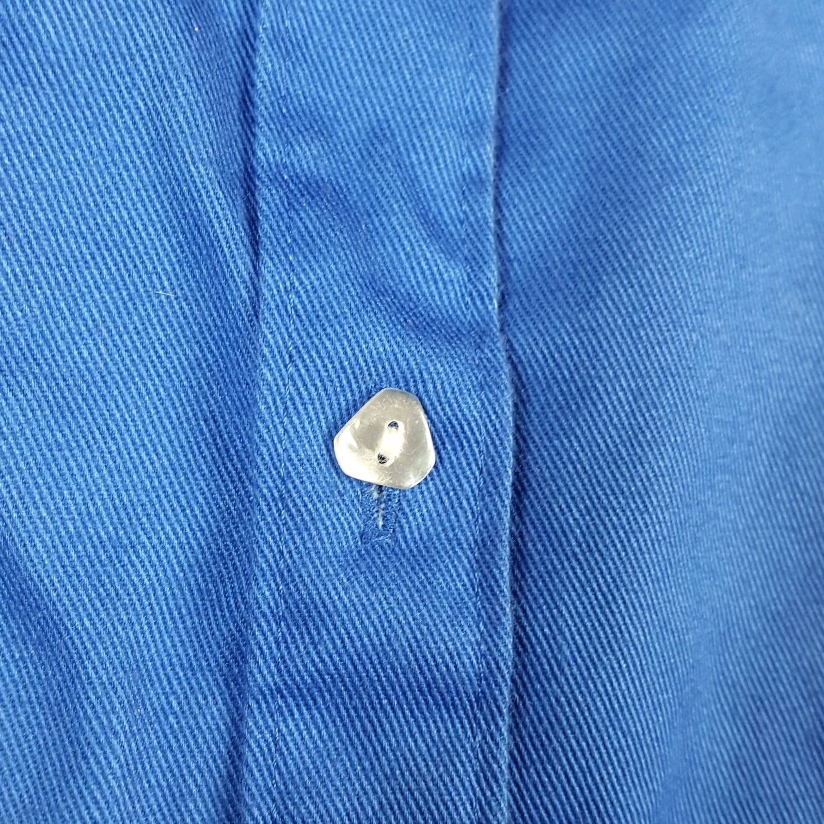 Izod VINTAGE IZOD Royal Blue Sleeveless Button-Up Collared Shirt Size L Women’s Western Shirt Size L / US 10 / IT 46 - 4 Thumbnail