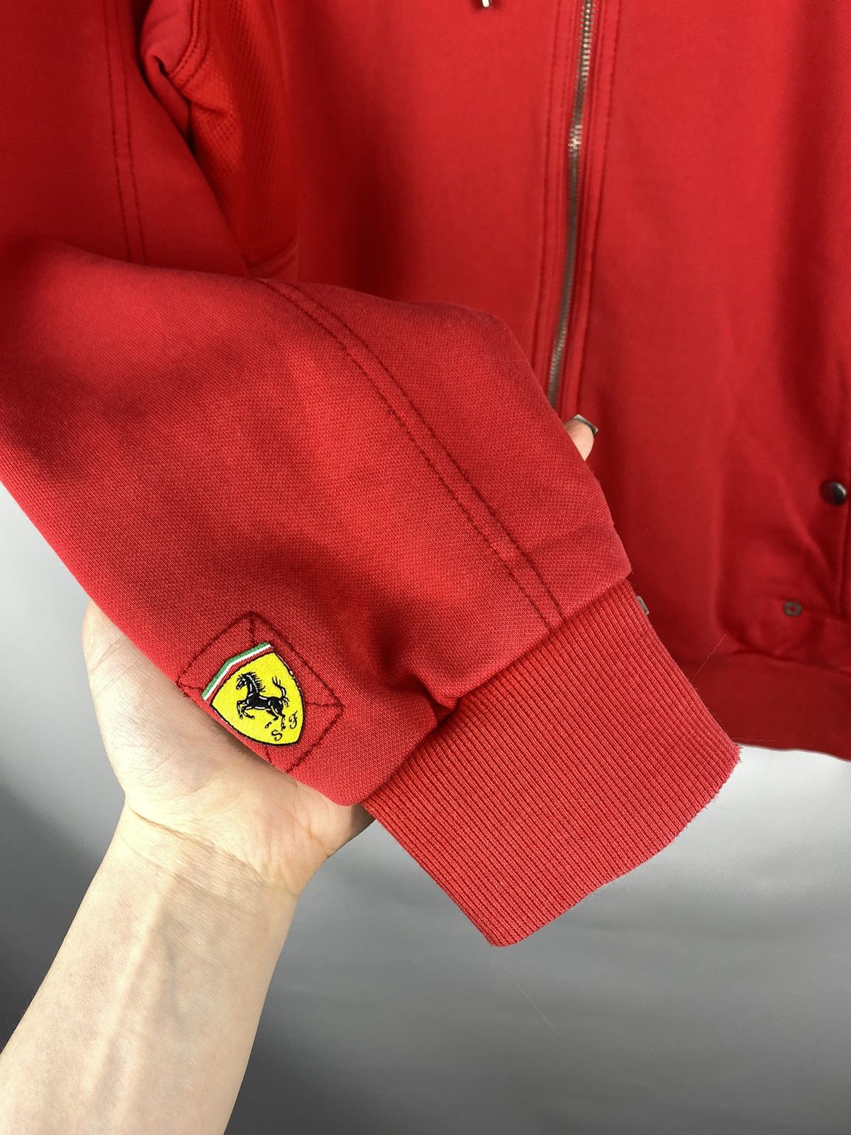Ferrari × Puma Puma Ferrari men’s heavy cotton full zip hoodie size L Size US L / EU 52-54 / 3 - 13 Thumbnail