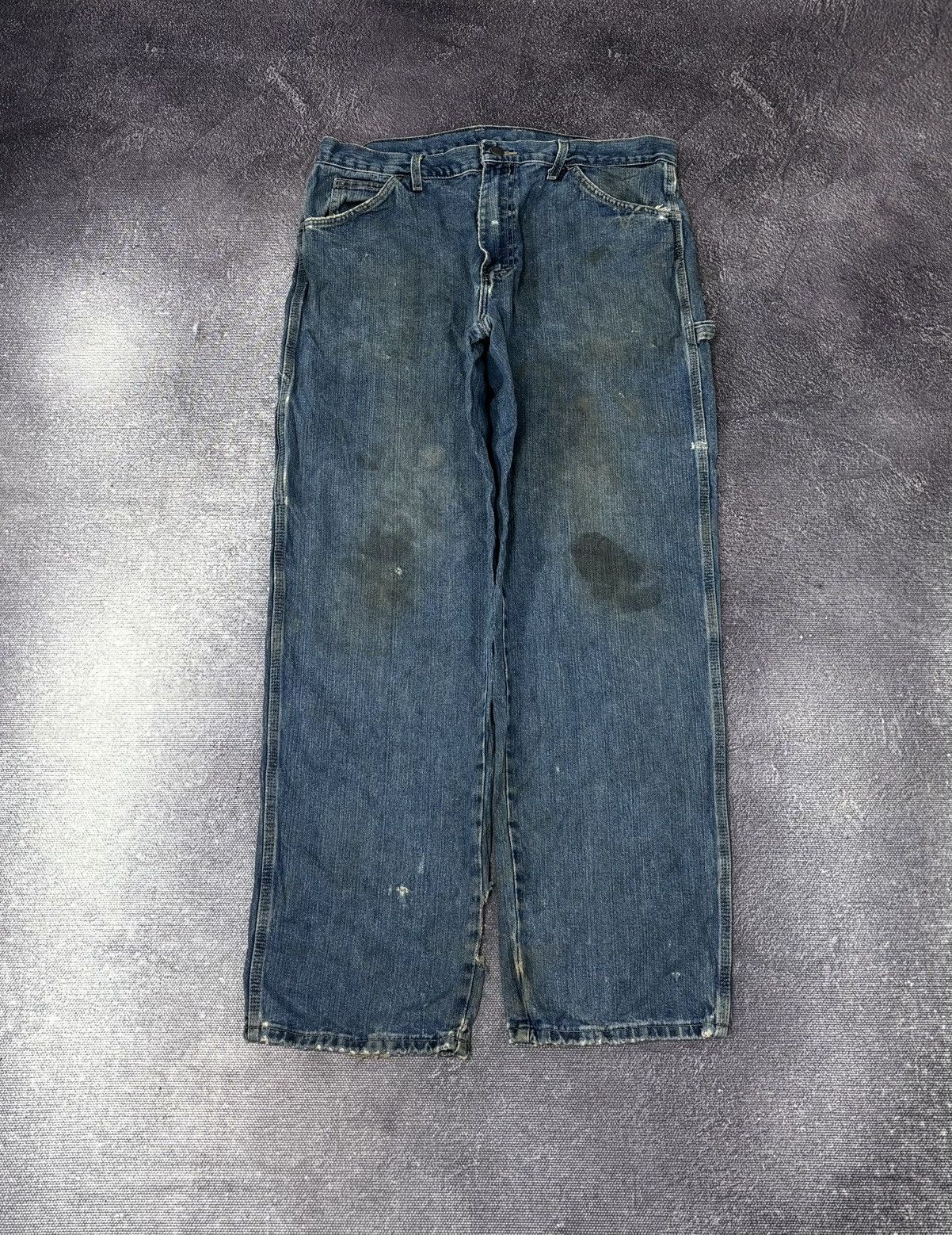 Dickies Vintage Dickies Workwear USA Blue Utility Work Denim Jeans Size US 36 / EU 52 - 2 Thumbnail