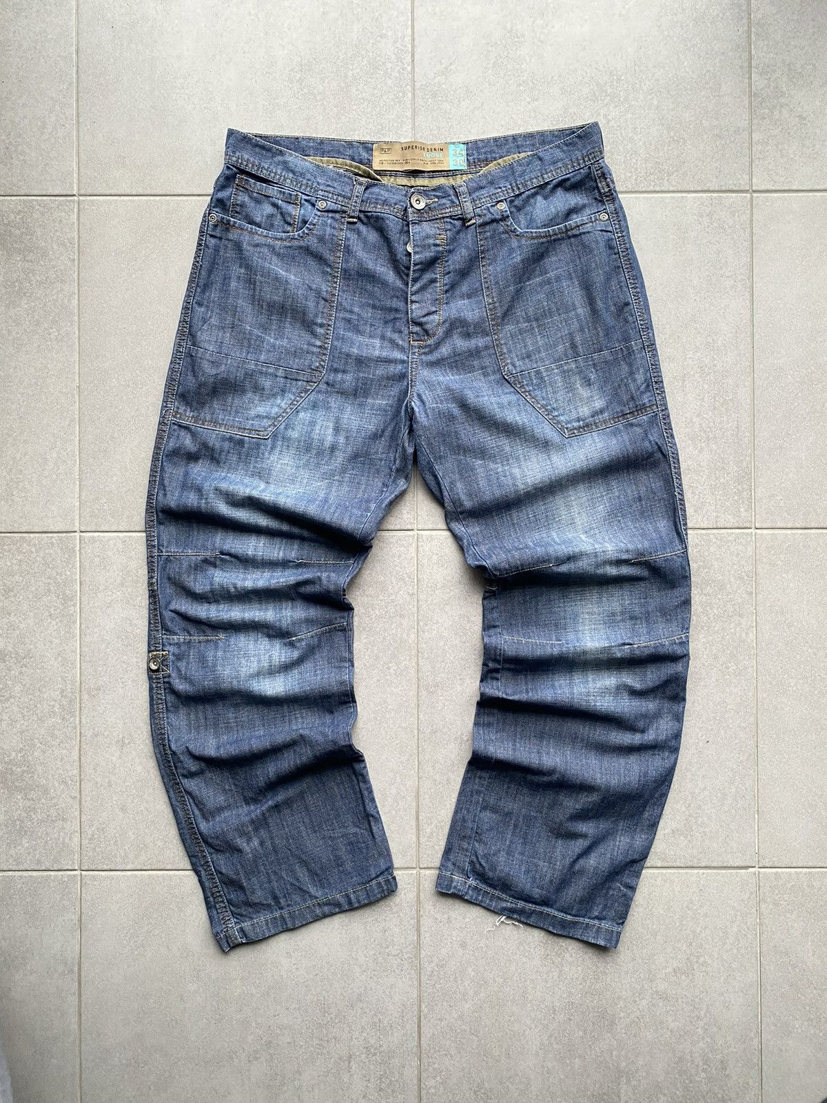 Vintage Vintage Y2K Blue Denim Jeans Size US 34 / EU 50 - 4 Thumbnail