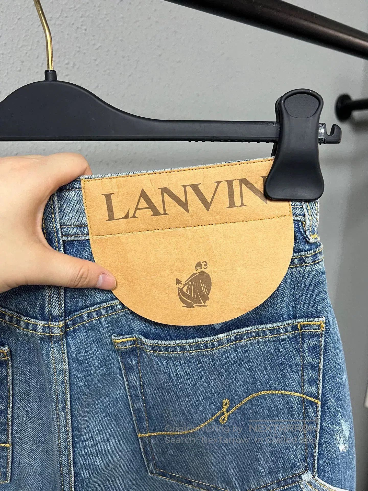 Lanvin lavin x gallery dept splatter denim pants. Size US 36 / EU 52 - 3 Thumbnail