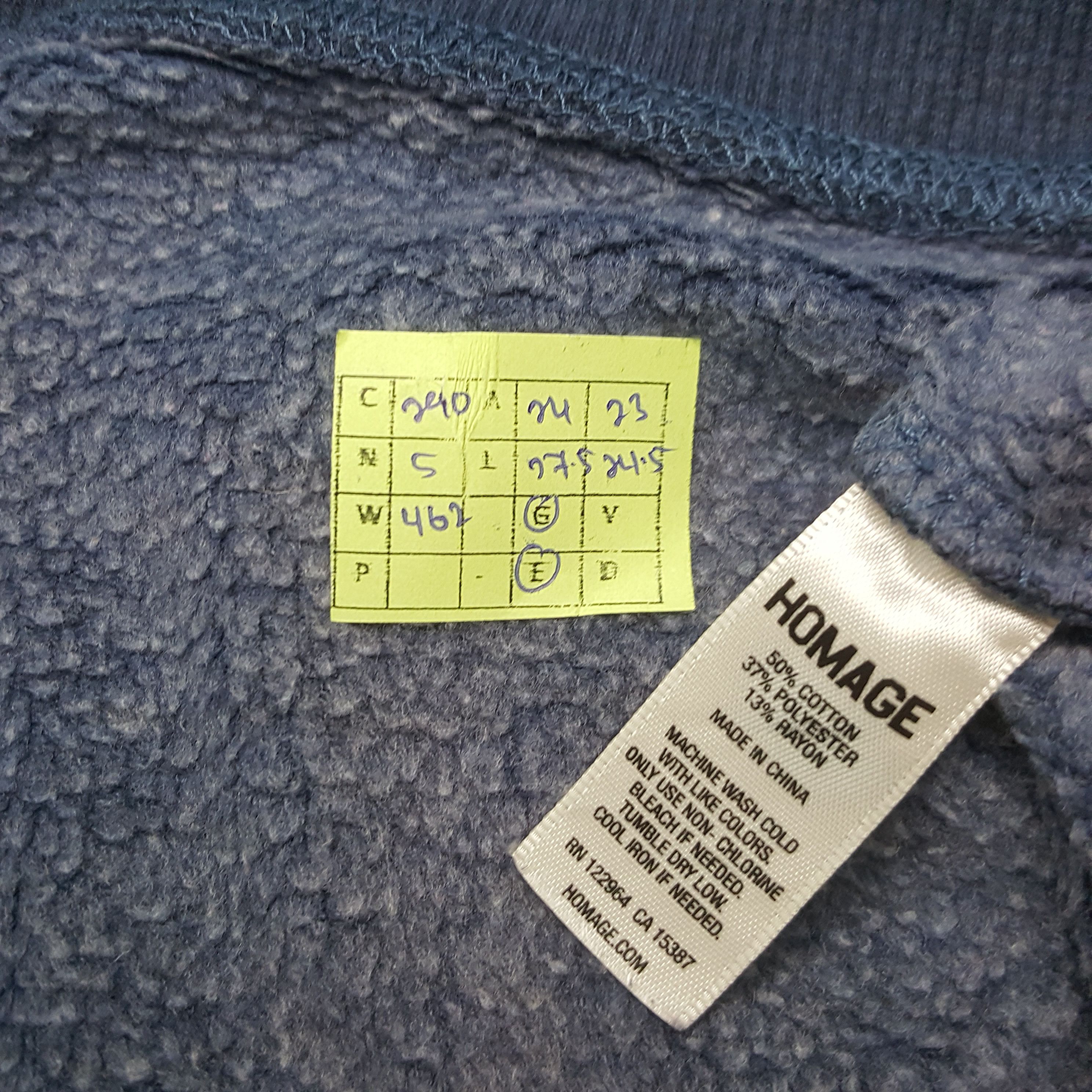 Homage × Vintage × Xavier Vintage Xavier Homage Japanese Style Sweatshirt C290N5 Size US L / EU 52-54 / 3 - 8 Thumbnail