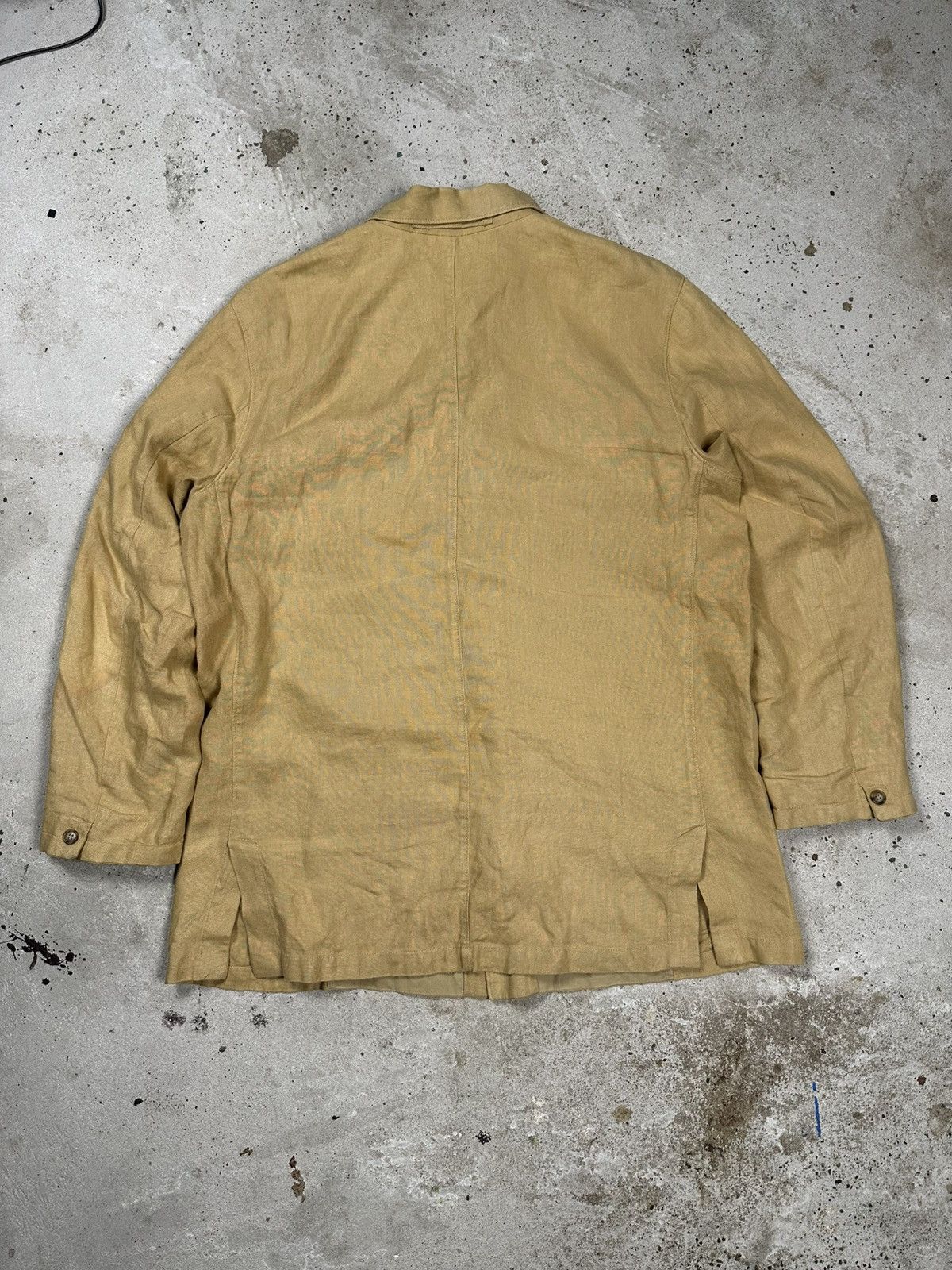 Gant Vintage 90s Gant USA Linen French Chore Coat Jacket Size US XL / EU 56 / 4 - 2 Thumbnail