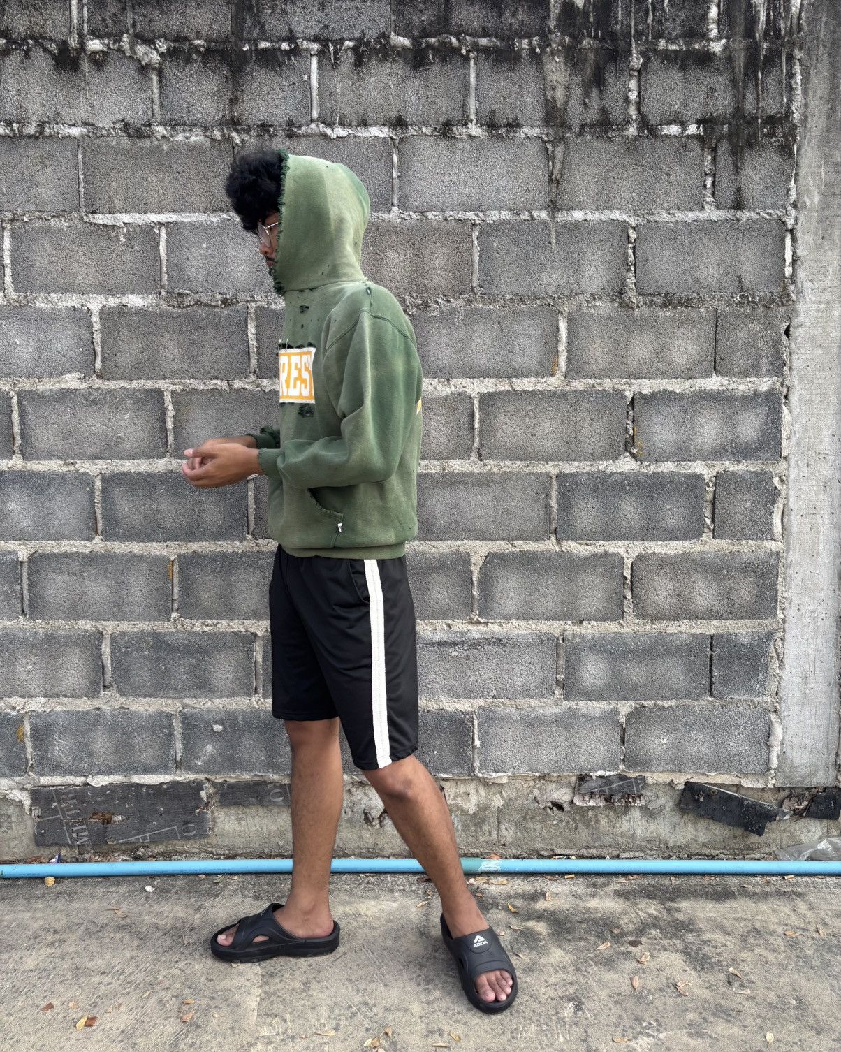 Russell Athletic Thrashed 90s Distressed Russell Faded Hoodie Size US M / EU 48-50 / 2 - 16 Thumbnail