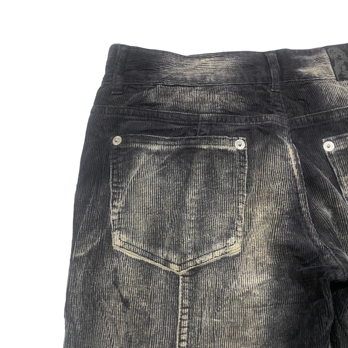LOWBOX Japanese Brand LOWBOX Acid Wash Corduroy Flare Pants Size US 31 - 12 Thumbnail